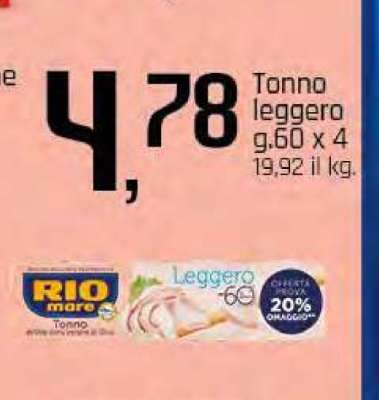RIO MARE Tonno Leggero