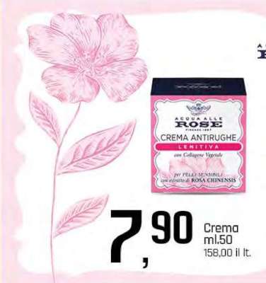 Acqua alle Rose Crema Antirughe Lenitiva