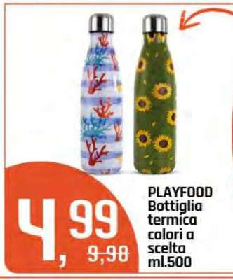 PLAYFOOD Bottiglia termica