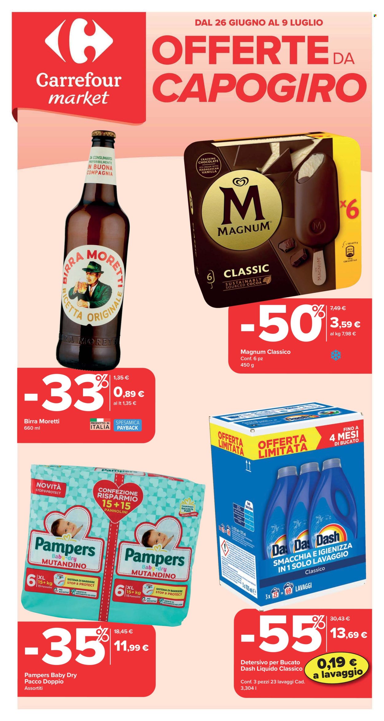 Volantino Carrefour - 26/6/2025 - 9/7/2025. Pagina 1