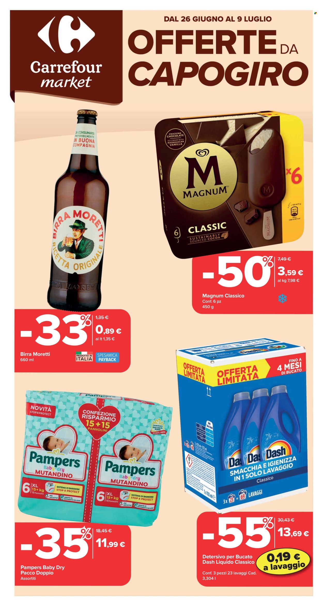 Volantino Carrefour - 26/6/2025 - 9/7/2025. Pagina 1