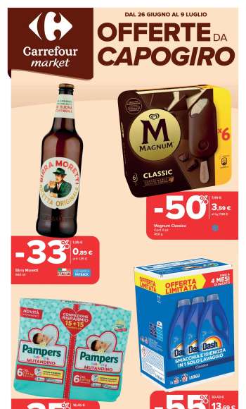 Volantino Carrefour - 26/6/2025 - 9/7/2025.