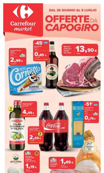 Volantino Carrefour - 26/6/2025 - 9/7/2025.