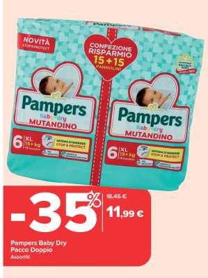 Pampers Baby Dry Pacco Doppio