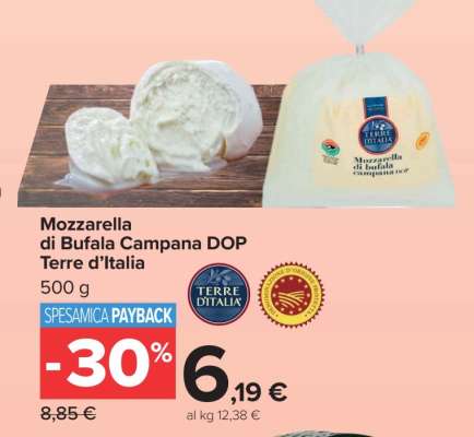 Mozzarella di Bufala Campana DOP Terre d'Italia