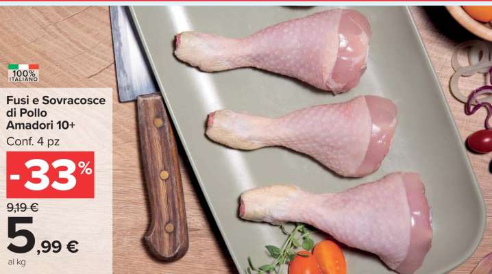 Fusi e Sovracosce di Pollo Amadori 10+