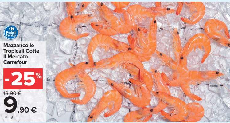 Mazzancolle Tropicali Cotte Il Mercato Carrefour