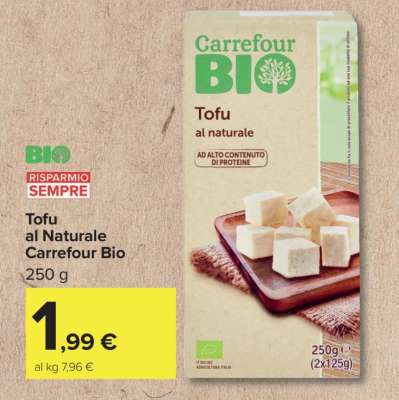 Tofu al Naturale Carrefour Bio