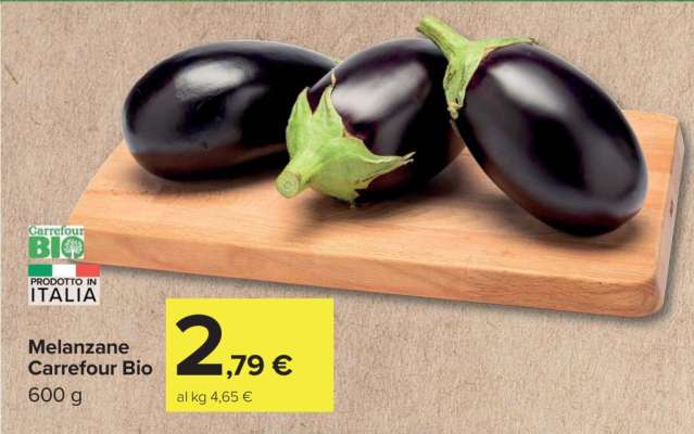Melanzane Carrefour Bio