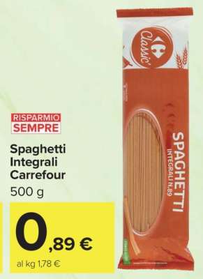 Spaghetti Integrali Carrefour