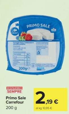 Primo Sale Carrefour