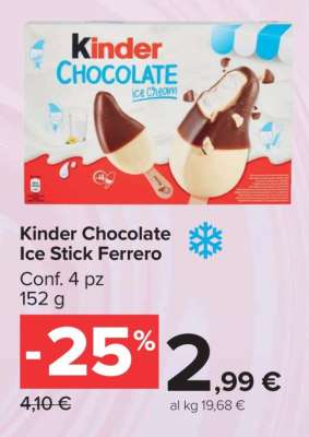 Kinder Chocolate Ice Stick Ferrero