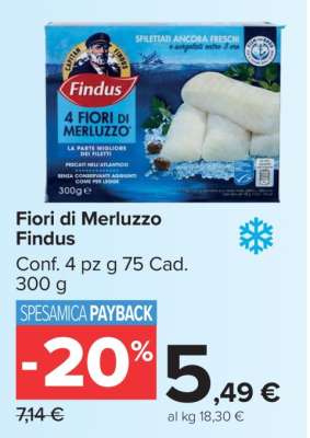 FIORI DI MERLUZZO FINDUS