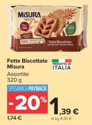 Fette Biscottate Misura