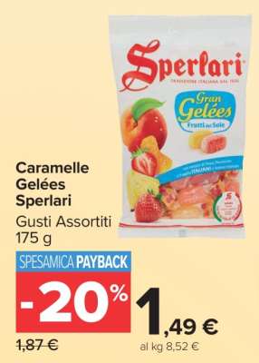 Caramelle gelees SPERLARI