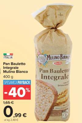 Pan Bauletto Integrale Mulino Bianco