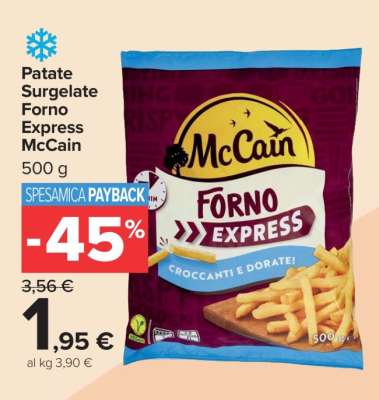 Patate Surgelate Forno Express McCain