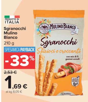 Sgranocchi Mulino Bianco