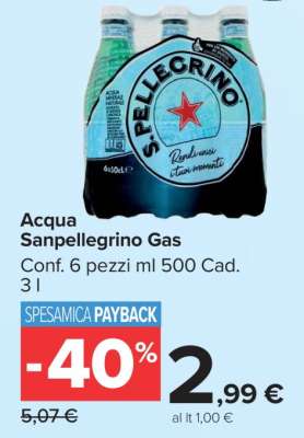 Acqua Sanpellegrino Gas