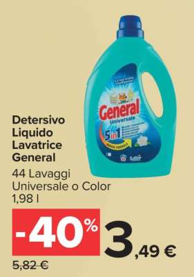 Detersivo Liquido Lavatrice General