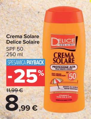 Crema Solare Delice Solaire