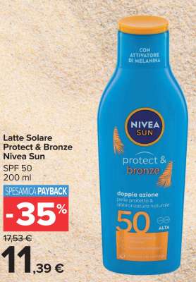Latte Solare Protect & Bronze Nivea Sun