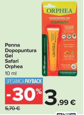 Penna Dopopuntura Gel Safari Orphea