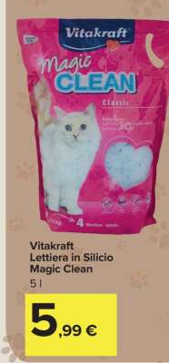 Vitakraft Lettiera in Silicio Magic Clean