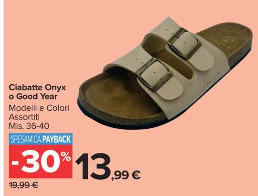 Ciabatte Onyx o Good Year