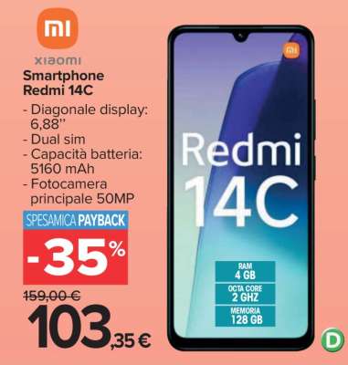 Smartphone Redmi 14C