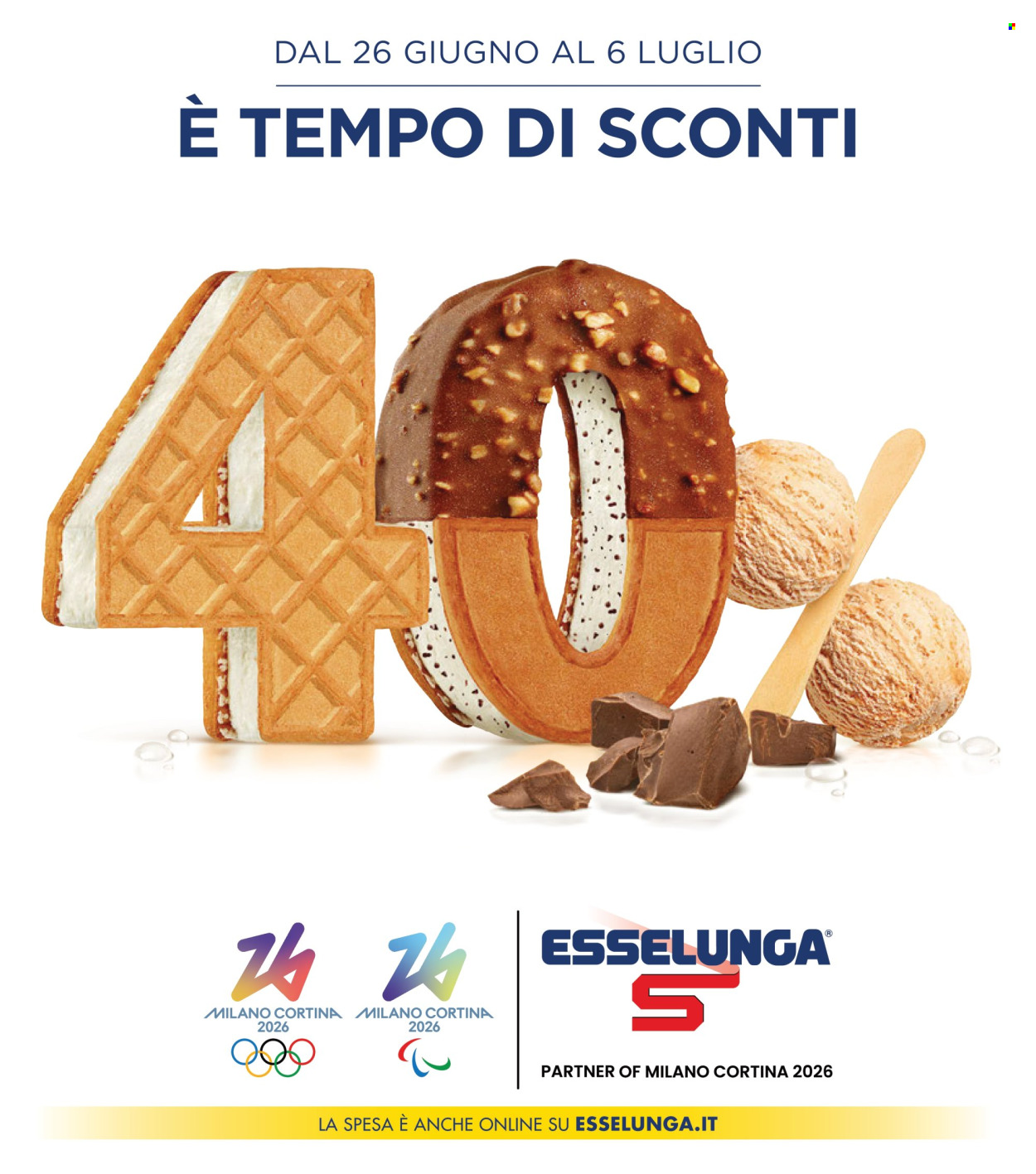Volantino Esselunga - 26/6/2025 - 6/7/2025. Pagina 1