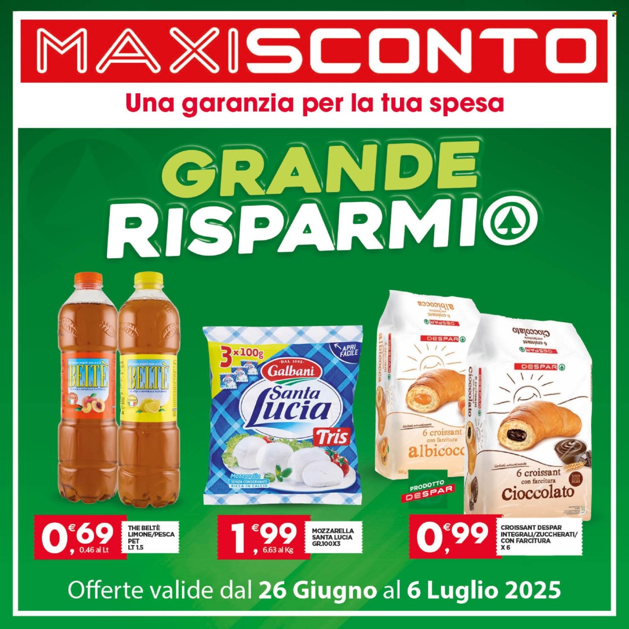 Volantino Despar - 26/6/2025 - 6/7/2025. Pagina 1