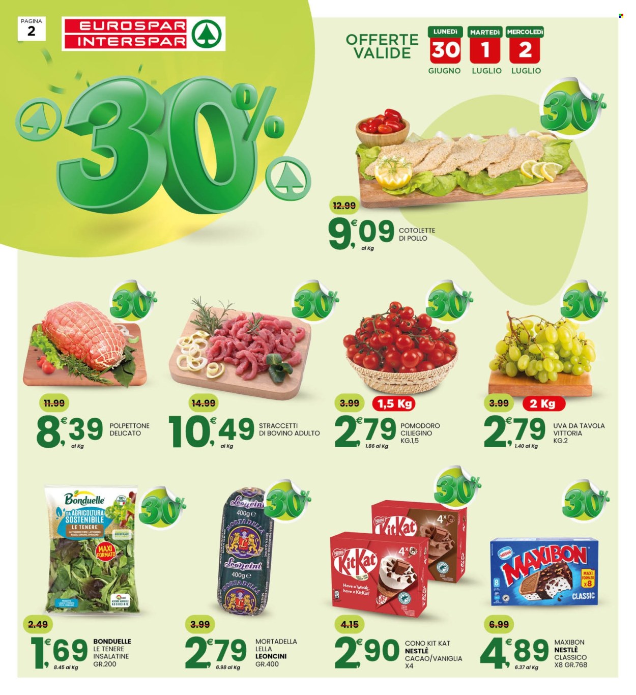 Volantino Eurospar - 26/6/2025 - 6/7/2025. Pagina 2