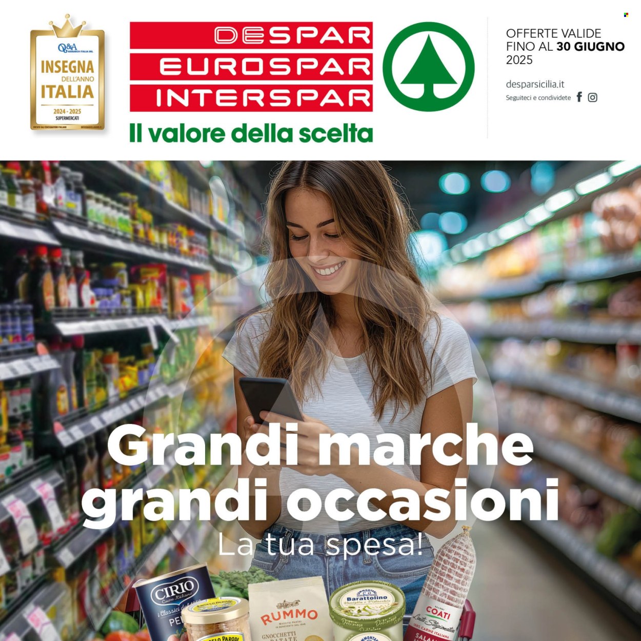 Volantino Eurospar - 25/6/2025 - 30/6/2025. Pagina 1