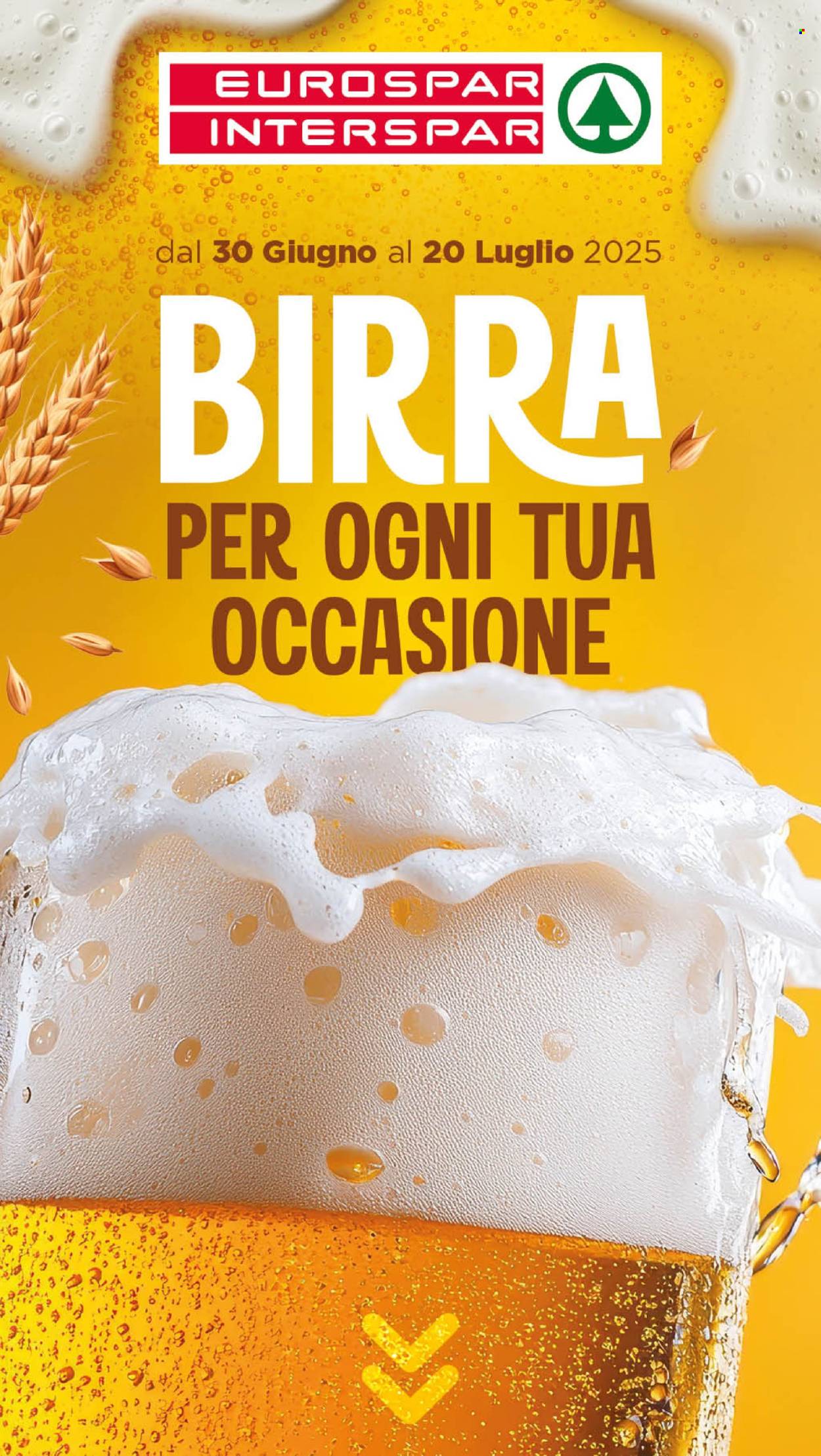 Volantino Eurospar - 30/6/2025 - 20/7/2025. Pagina 1