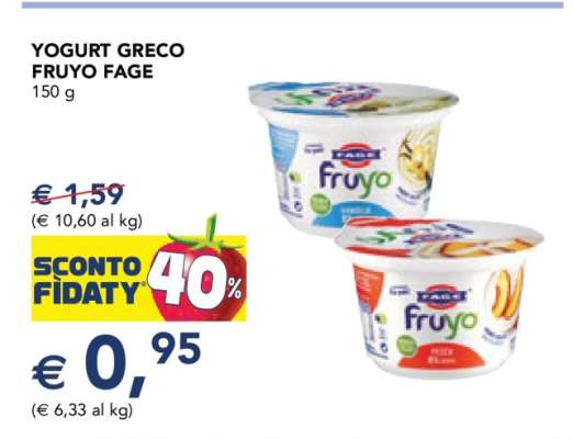 Yogurt Greco Fruyo Fage