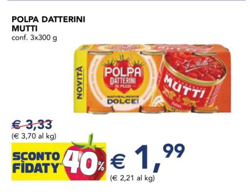 Polpa Datterini Mutti