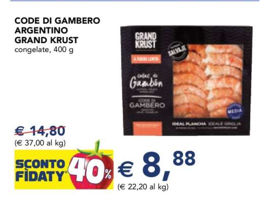 Code di Gambero Argentino Grand Krust