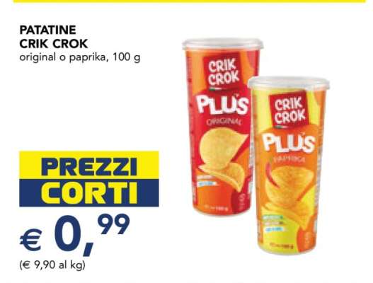 PATATINE CRIK CROK