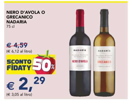 NERO D’AVOLA O GRECANICO NADARIA