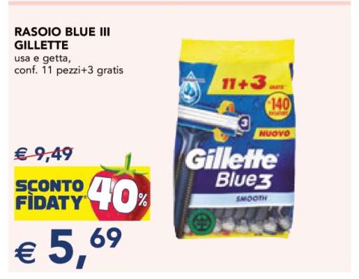 RASOIO BLUE III GILLETTE
