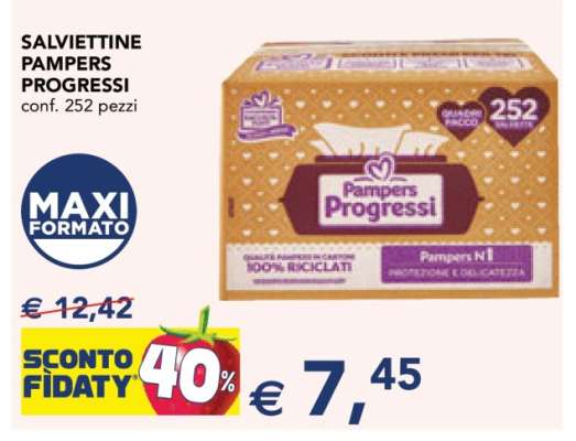 SALVIETTINE PAMPERS PROGRESSI