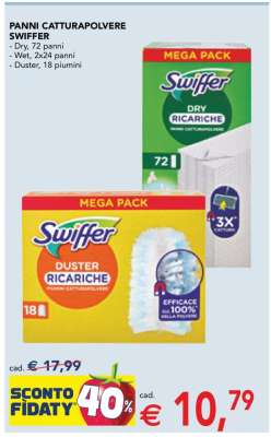 Panni Catturapolvere Swiffer