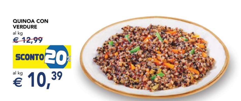 QUINOA CON VERDURE