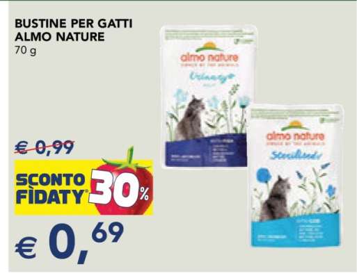 BUSTINE PER GATTI ALMO NATURE
