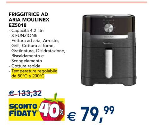 FRIGGITRICE AD ARIA MOULINEX EZ5018