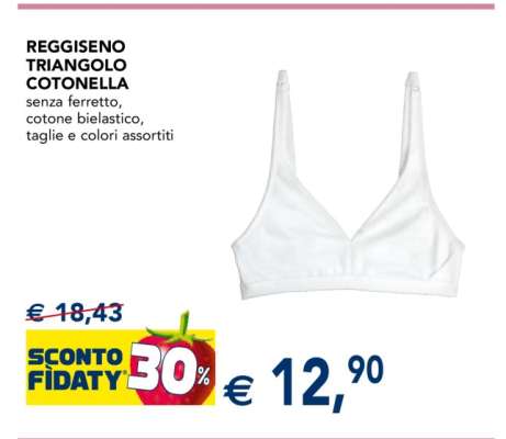REGGISENO TRIANGOLO COTONELLA