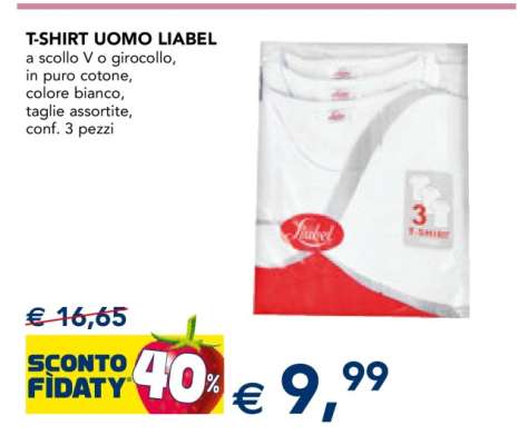 T-SHIRT UOMO LIABEL
