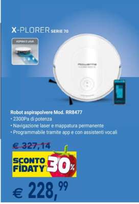 Robot aspirapolvere Mod. RR8477