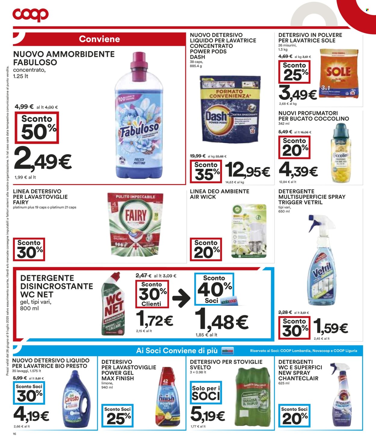 Volantino Coop - 26/6/2025 - 9/7/2025. Pagina 16